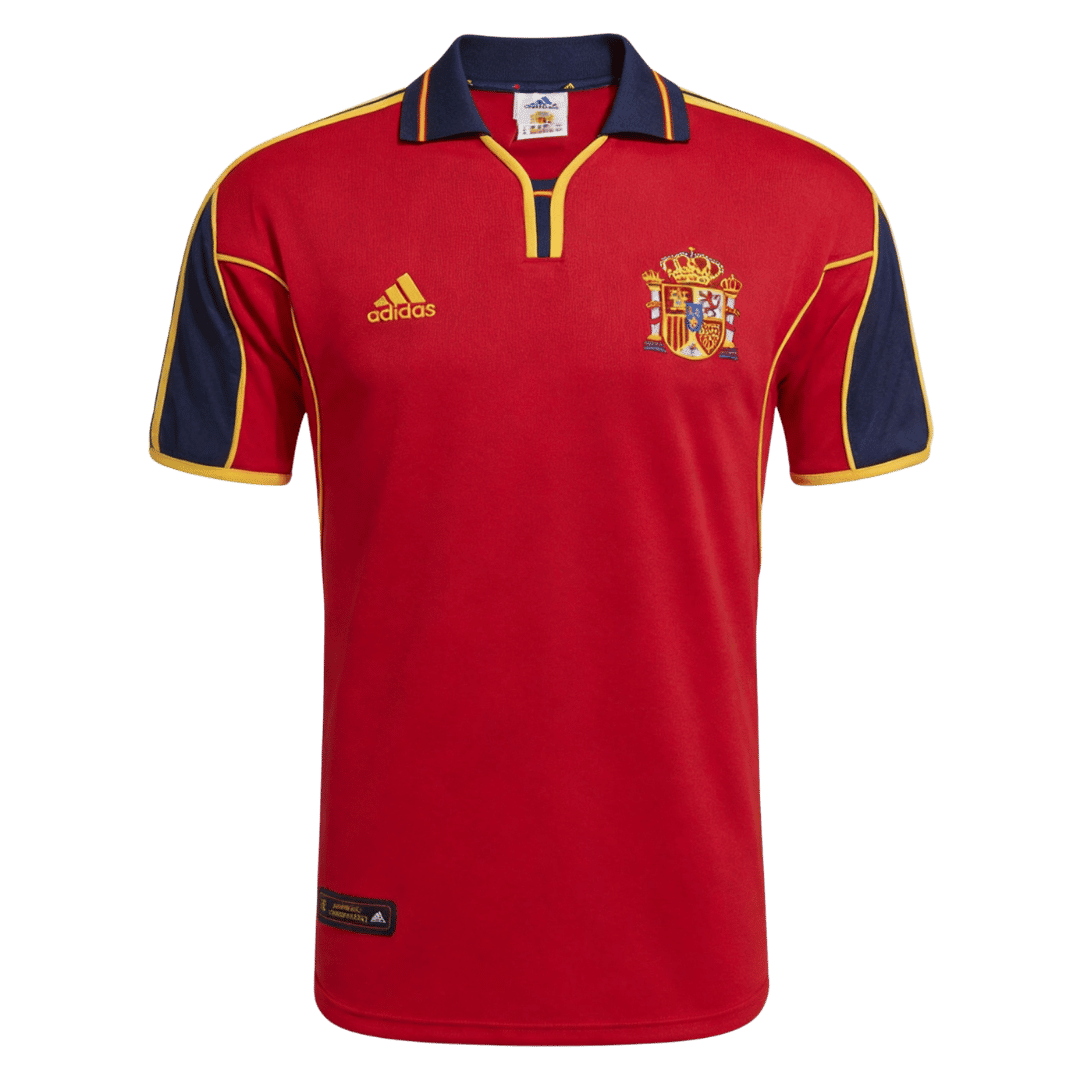 Spain Home Retro Jersey Euro Cup 2000