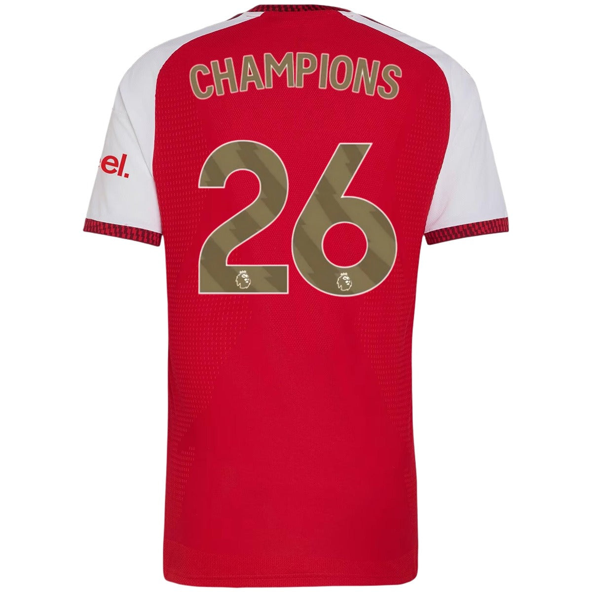 CHAMPIONS #26 Arsenal Home Player Version Jersey 2026/27
