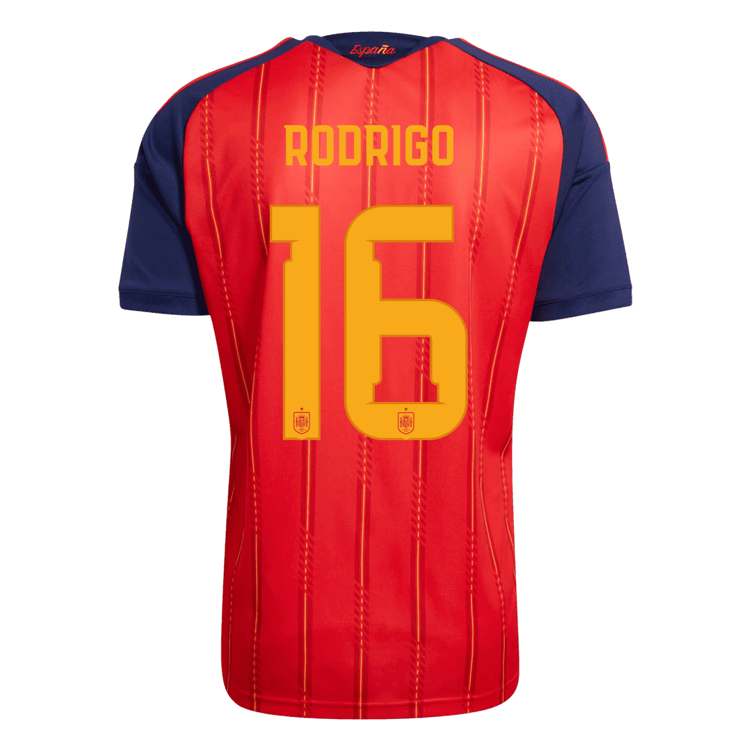 Spain RODRIGO 16 Home Fan Jersey World Cup 2026 - Champion