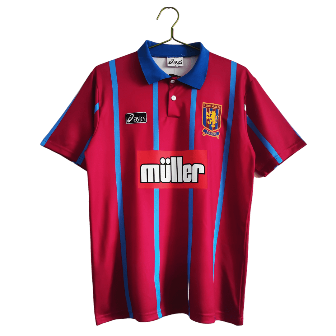 Aston Villa Home Retro Soccer Jersey 1993/95