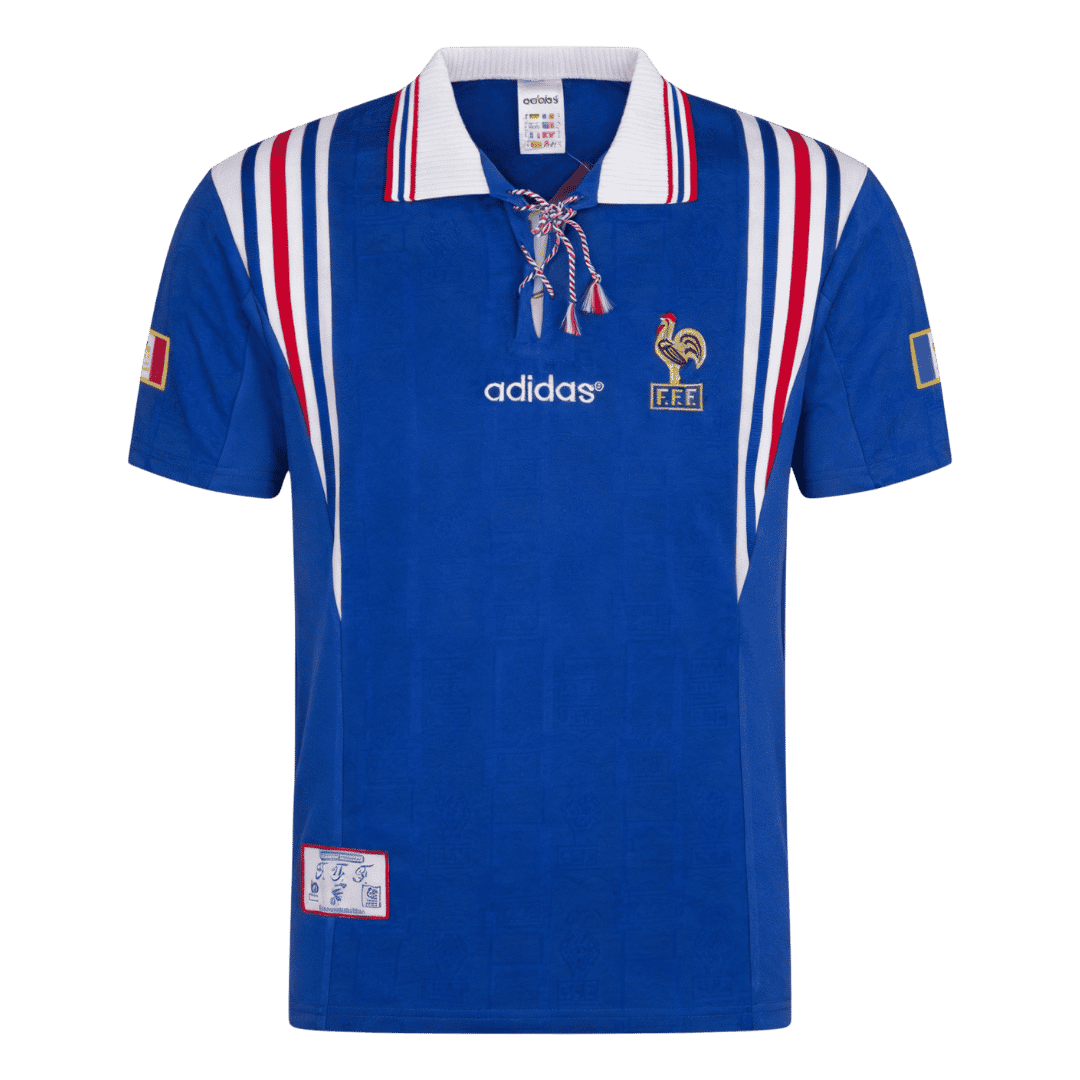 Retro Soccer Jersey France Home Euro Cup 1996