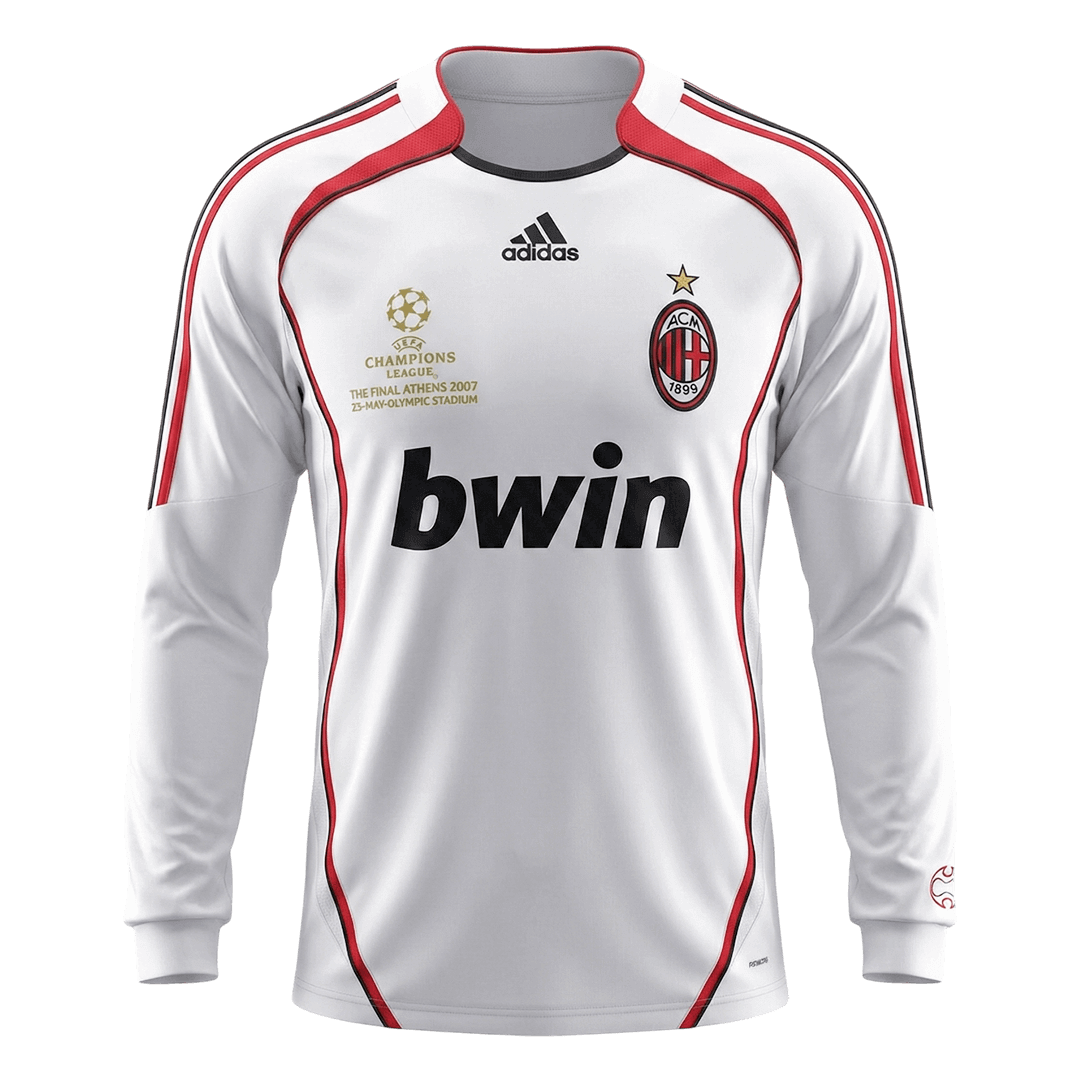 AC Milan Away Retro Soccer Jersey Long Sleeve 2006/07