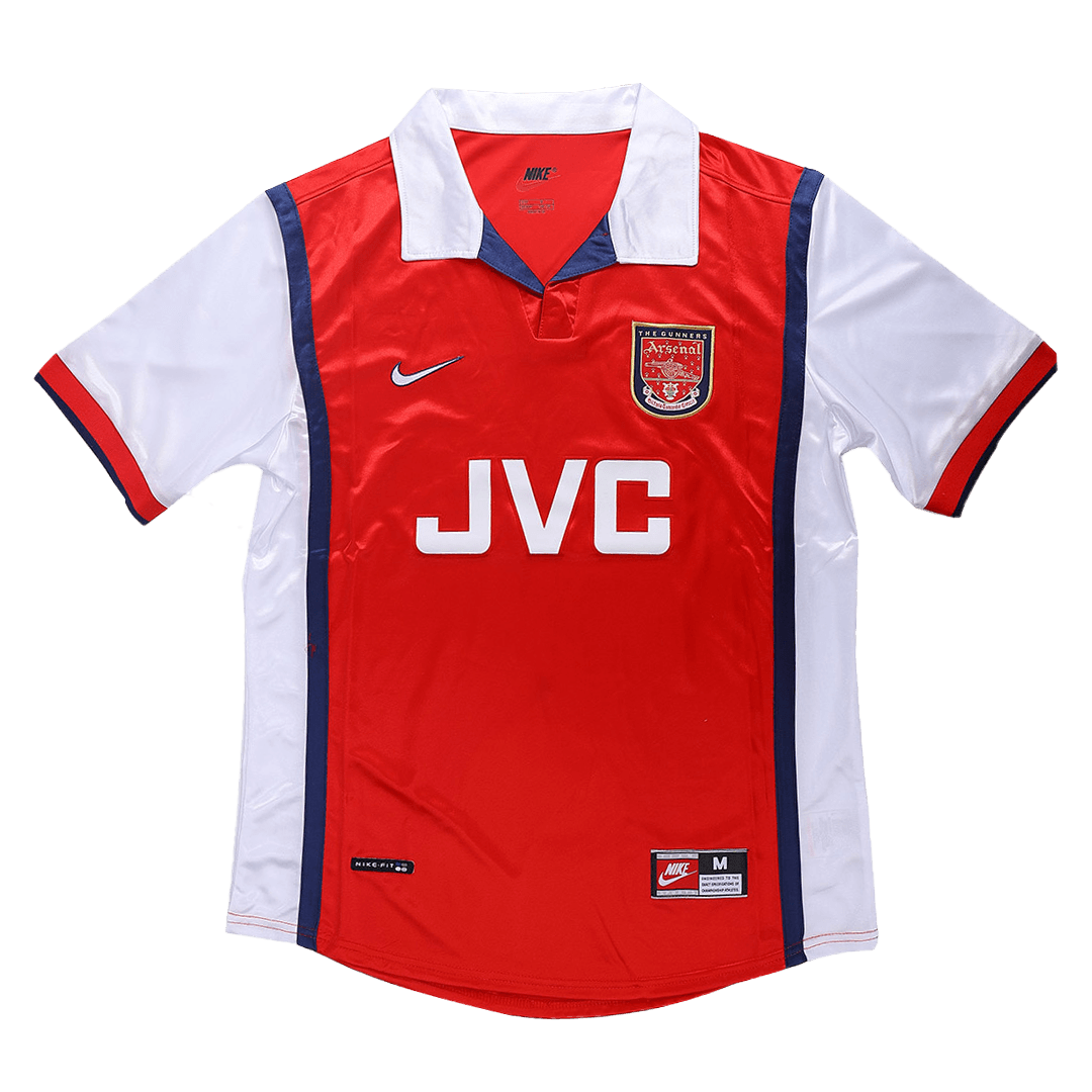 Arsenal Home Retro Soccer Jersey 1998/99