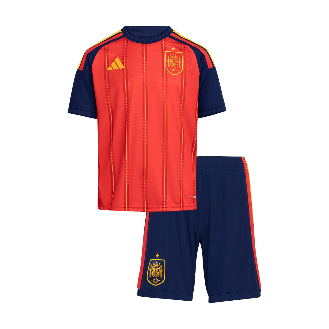 Spain Home Kids Fan Jersey Shirt 2026 World Cup