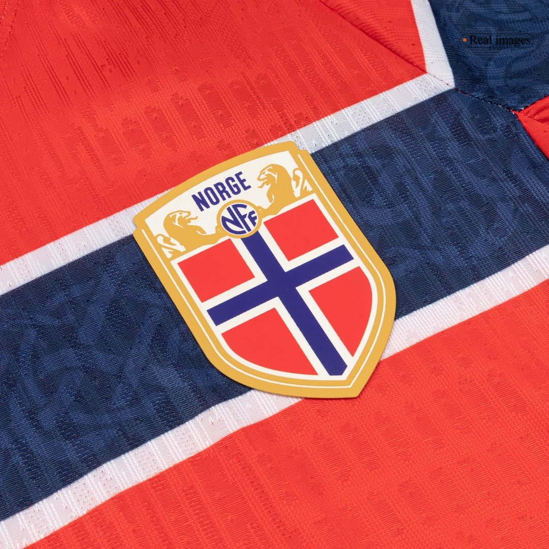 Norway Home Authentic Player Jersey World Cup 2026