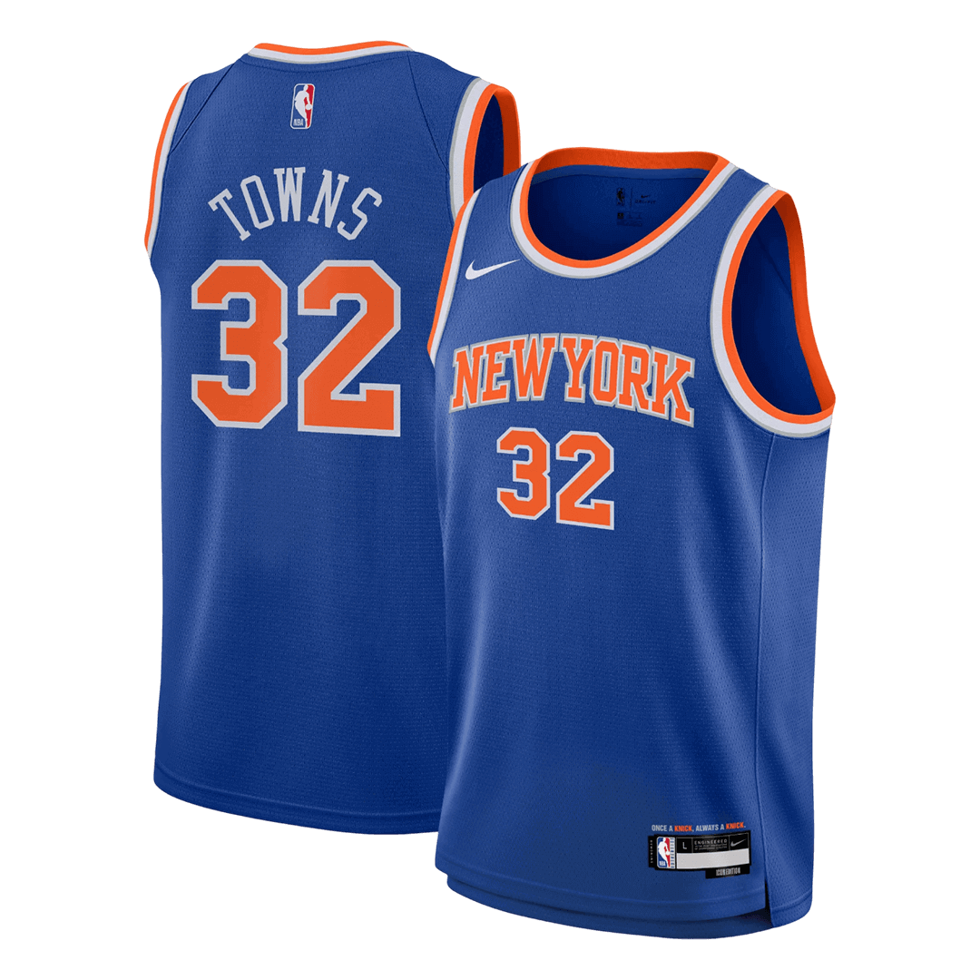TOWNS #32 New York Knicks Swingman NBA Jersey - Icon Edition