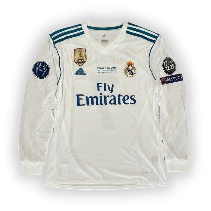 Retro Real Madrid Long-Sleeve Home Jersey 2017/18