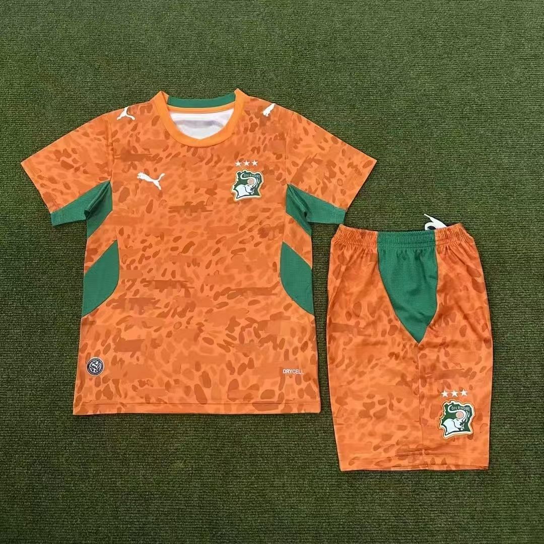 Kids Kit Ivory Coast  Home Fan Jersey World Cup 2026