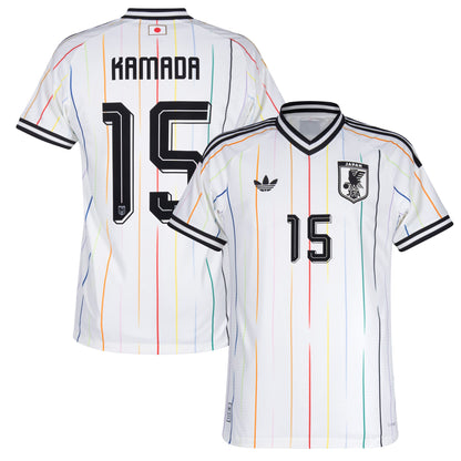 Japan Away Fan Jersey Kamada 15 Shirt 2026-2027 (Official Printing)