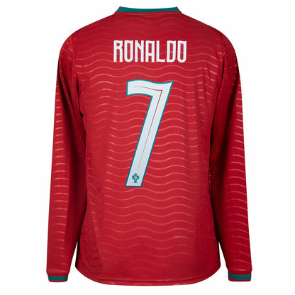 Portugal Ronaldo 7 Home L/S Fan Jersey 2026 World Cup