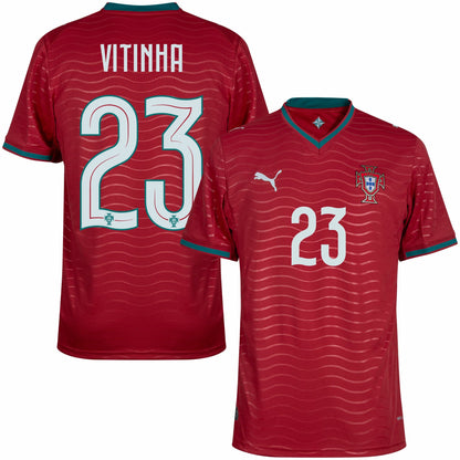 Portugal Vitinha 23 Home Fan Jersey 2026 World Cup