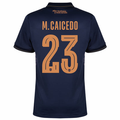 Ecuador Away M.Caicedo 23 Fan Jersey Shirt 2026-2027