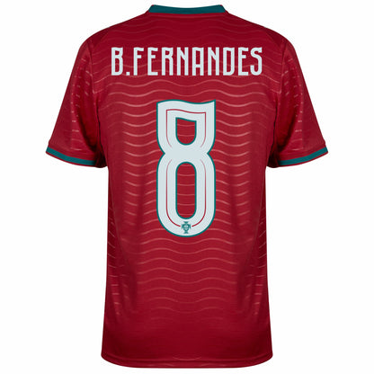Portugal Bruno Fernandes 8 Home Fan Jersey 2026 World Cup