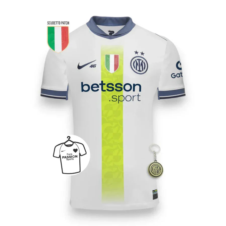 Inter Milan Rossi 46 Away Fan Jersey 2025/26 Special Edition Valentino Patch