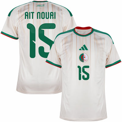 Algeria Home Fan Jersey Ait Nouri 15 Shirt 2026-2027 (Official Printing)