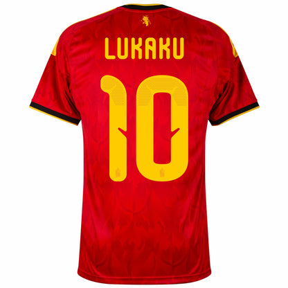 Belgium Home Fan Jersey Lukaku 10 Shirt 2026-2027 (Official Printing)