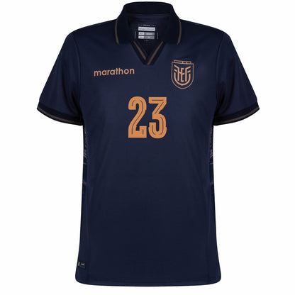 Ecuador Away M.Caicedo 23 Fan Jersey Shirt 2026-2027