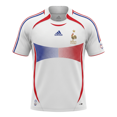 Retro Soccer Jersey France Away World Cup 2006