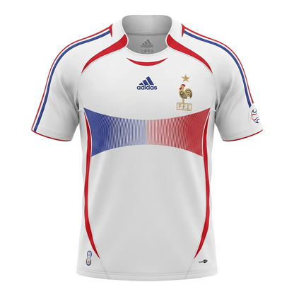 Retro Soccer Jersey France Away World Cup 2006
