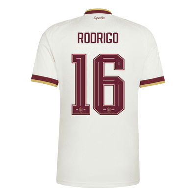 Spain RODRIGO 16 Away Authentic Player Jersey World Cup 2026 - Champion
