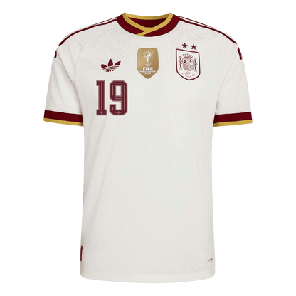 Spain LAMINE YAMAL 19 Away Fan Jersey World Cup 2026 - Champion