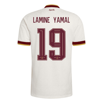 Spain LAMINE YAMAL 19 Away Fan Jersey World Cup 2026 - Champion