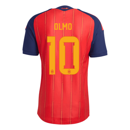 Spain OLMO 10 Home Authentic Player Jersey World Cup 2026 - Champion