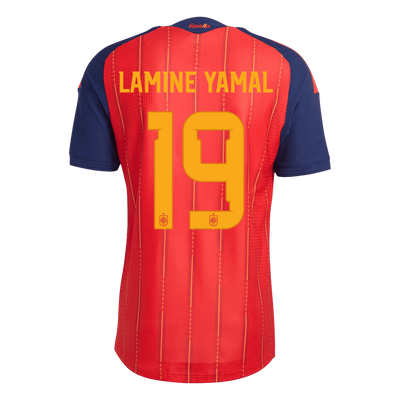 Spain LAMINE YAMAL 19 Home Authentic Player Jersey World Cup 2026 - Champion