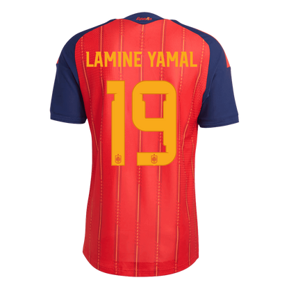 Spain LAMINE YAMAL 19 Home Authentic Player Jersey World Cup 2026 - Champion