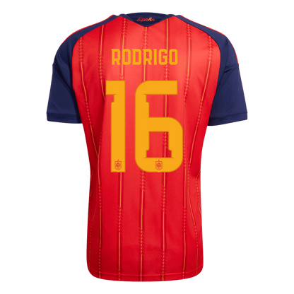 Spain RODRIGO 16 Home Fan Jersey World Cup 2026 - Champion