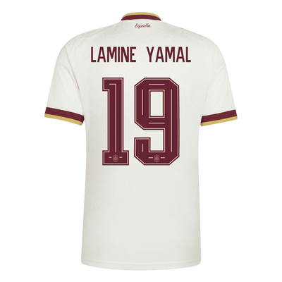 Spain LAMINE YAMAL 19 Away Authentic Player Jersey World Cup 2026 - Champion