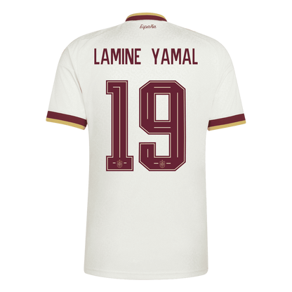 Spain LAMINE YAMAL 19 Away Authentic Player Jersey World Cup 2026 - Champion