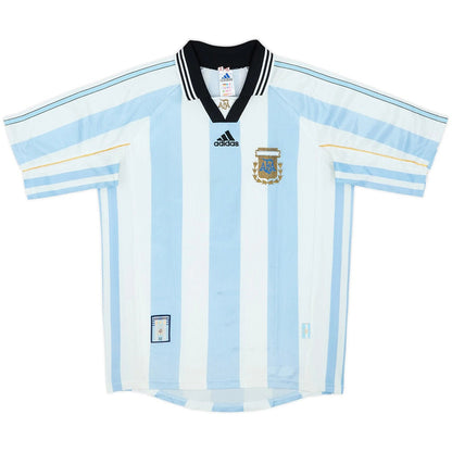 Retro Soccer Jersey Argentina Home World Cup 1998