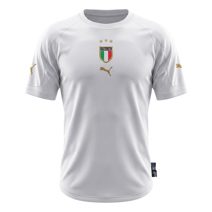 Retro Soccer Jersey Italy Away 2004