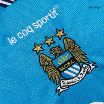 Retro Soccer Jersey Manchester City Home 1999/01