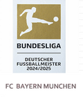 German Bundesliga 2024/25 Champions Badge & FC BAYERN MUNCHEN 