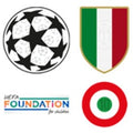 24/27 UCL & UEFA Foundation & Scudetto & Coccarda Patch