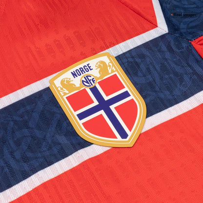 Norway Home Authentic Player Jersey World Cup 2026