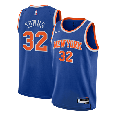 TOWNS #32 New York Knicks Swingman NBA Jersey - Icon Edition