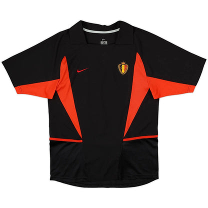 Retro Soccer Jersey Belgium Away World Cup 2002