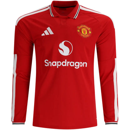 Manchester United Home Long Sleeve Fan Jersey Shirt 2026/27