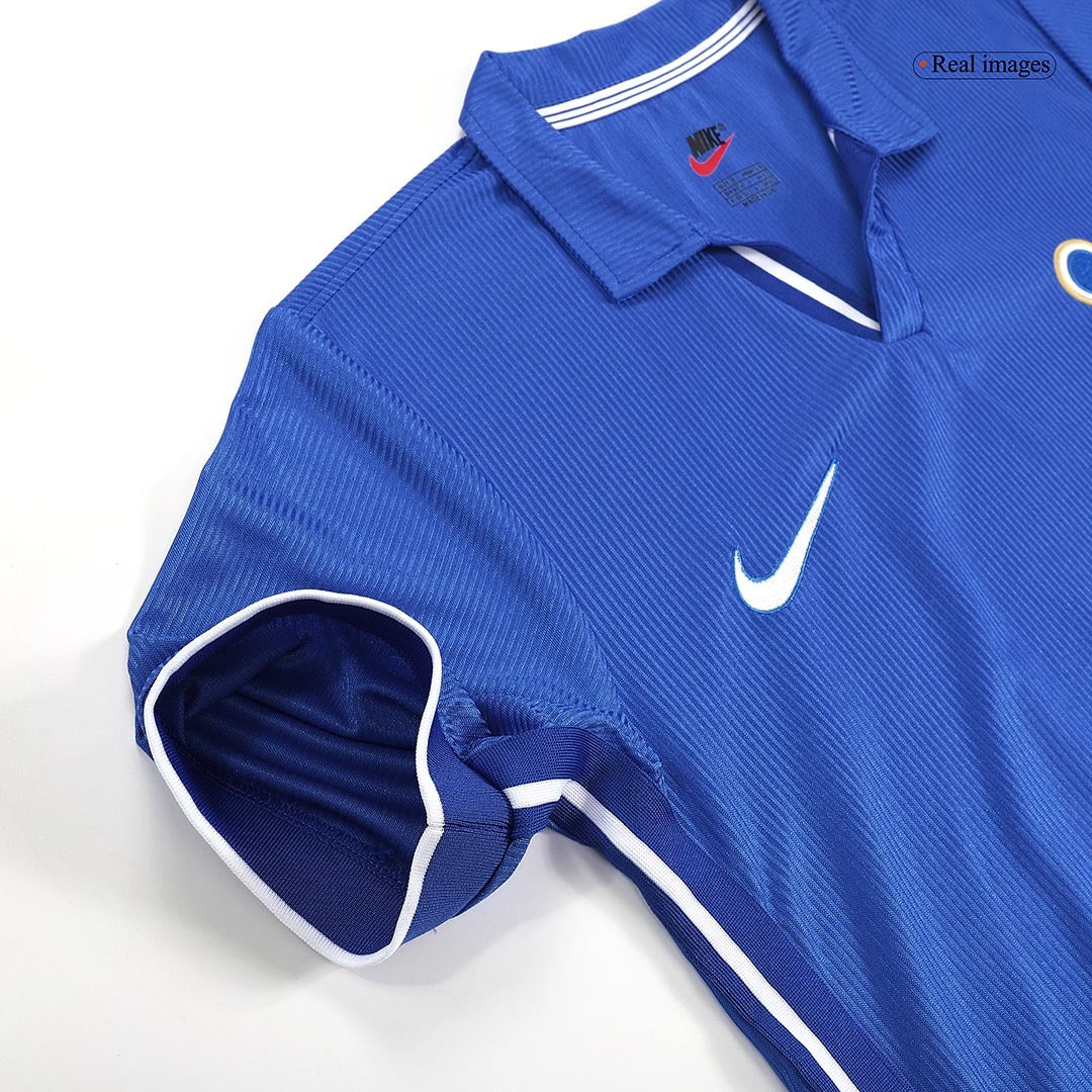 Retro Soccer Jersey Italy Home World Cup 1998