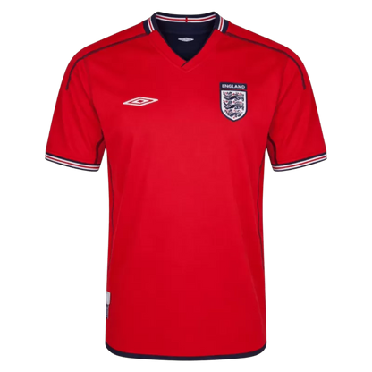 Retro Jersey England Away World Cup 2002