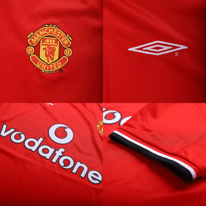 Retro Soccer Jersey Manchester United Home 2000/02