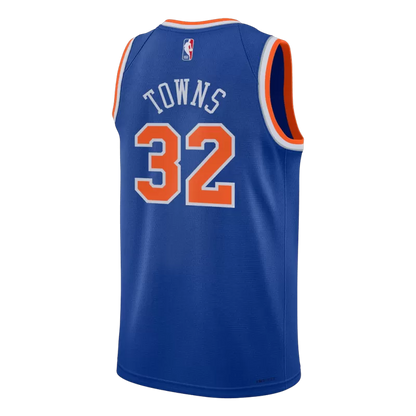 TOWNS #32 New York Knicks Swingman NBA Jersey - Icon Edition